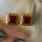 Pendientes Red Wine Lady
