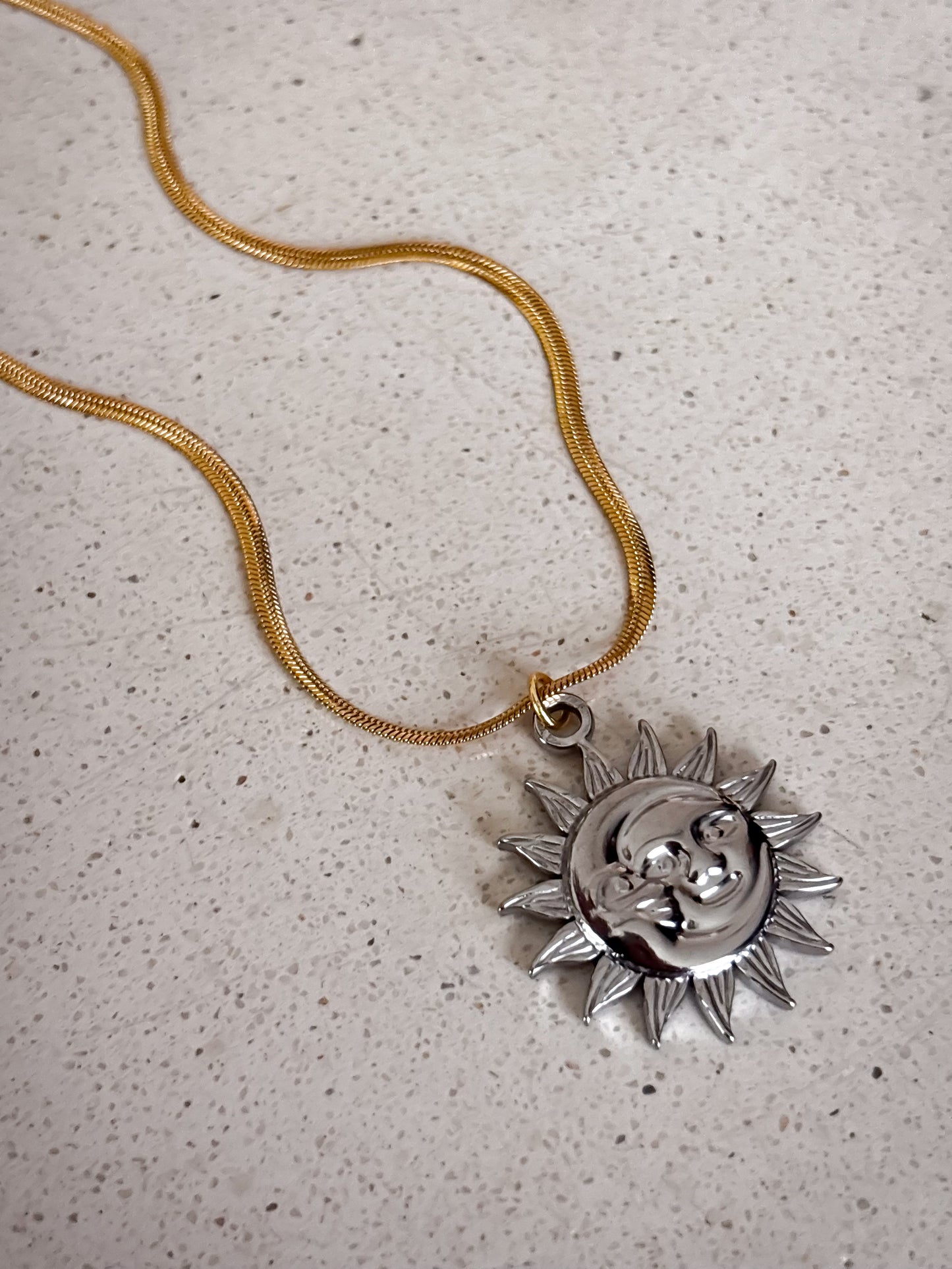 Cadena MIXED SOL Y LUNA