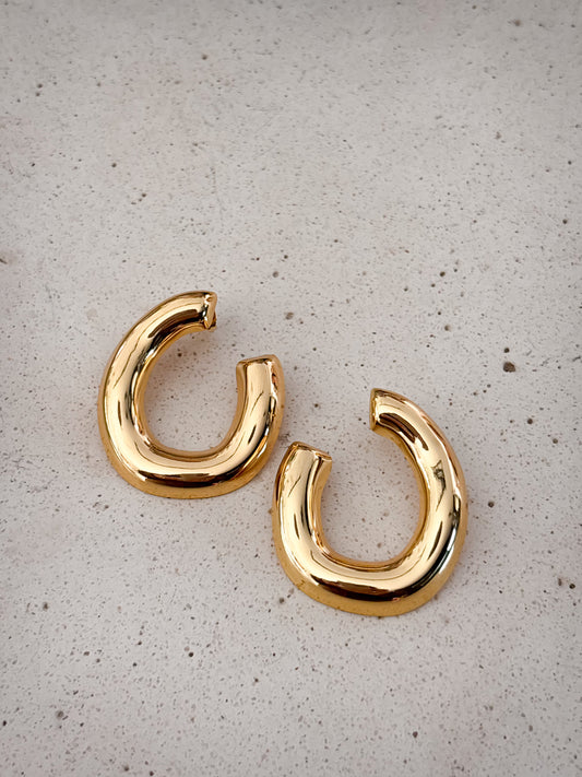 Pendientes Gold Herradura