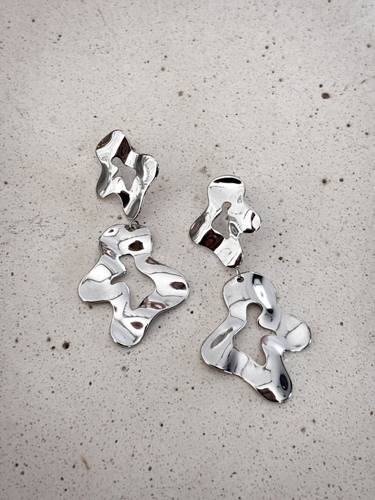 Aretes Silver Crazy Art