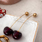 Pendientes Thin Cherry