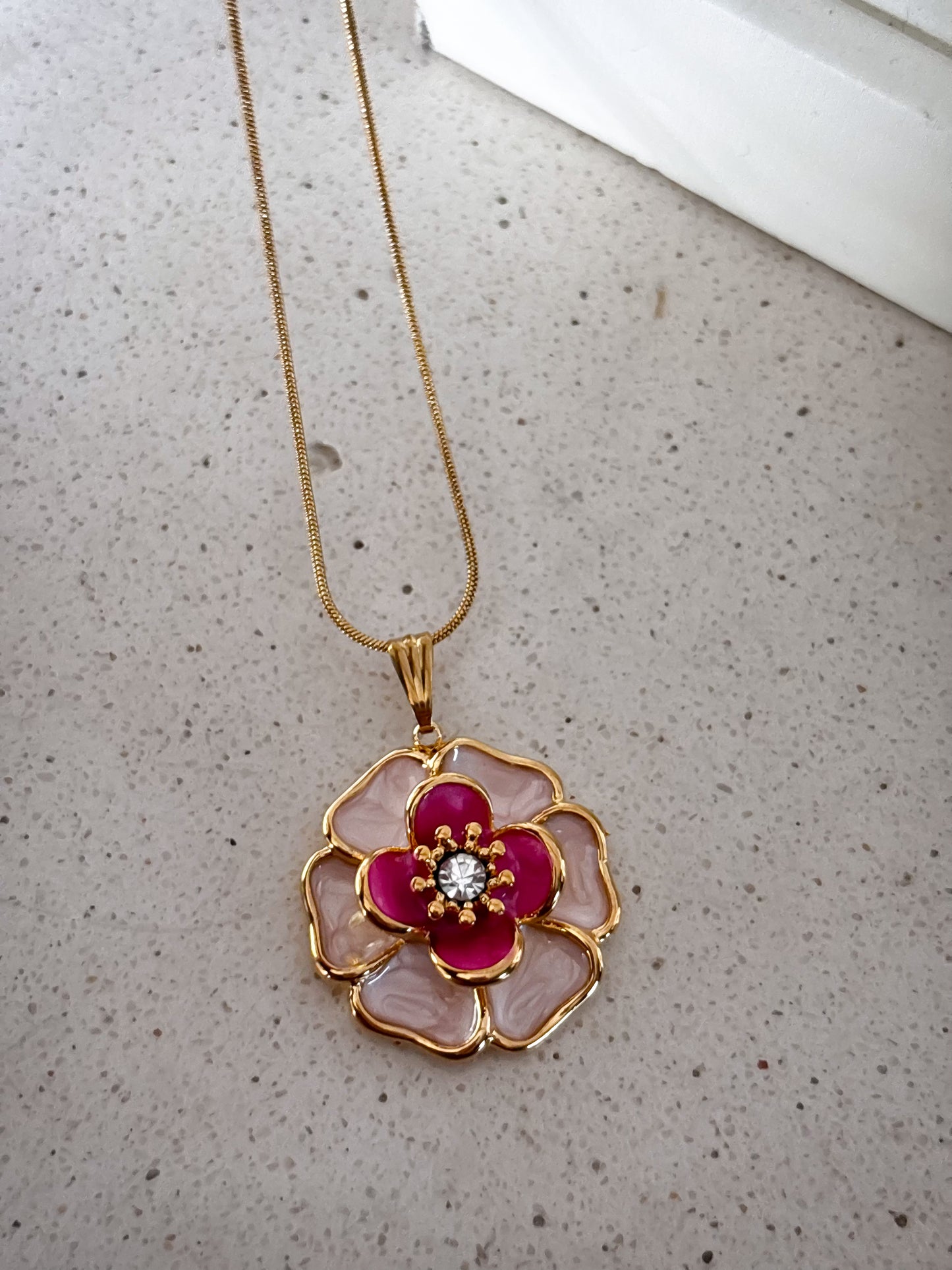 Cadena "Flower Glass"