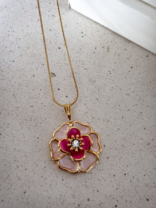 Cadena "Flower Glass"