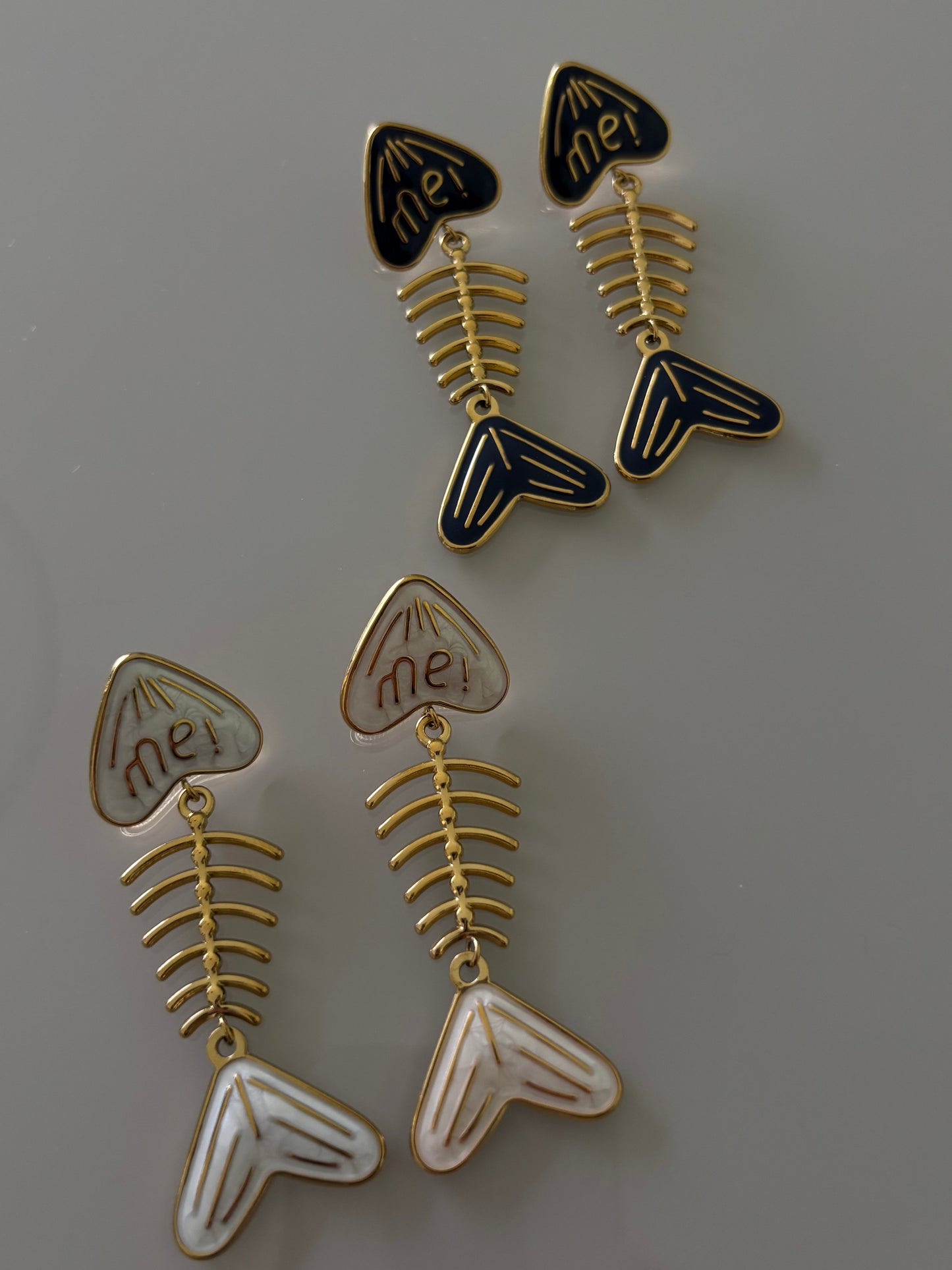 Pendientes Fishy Bones