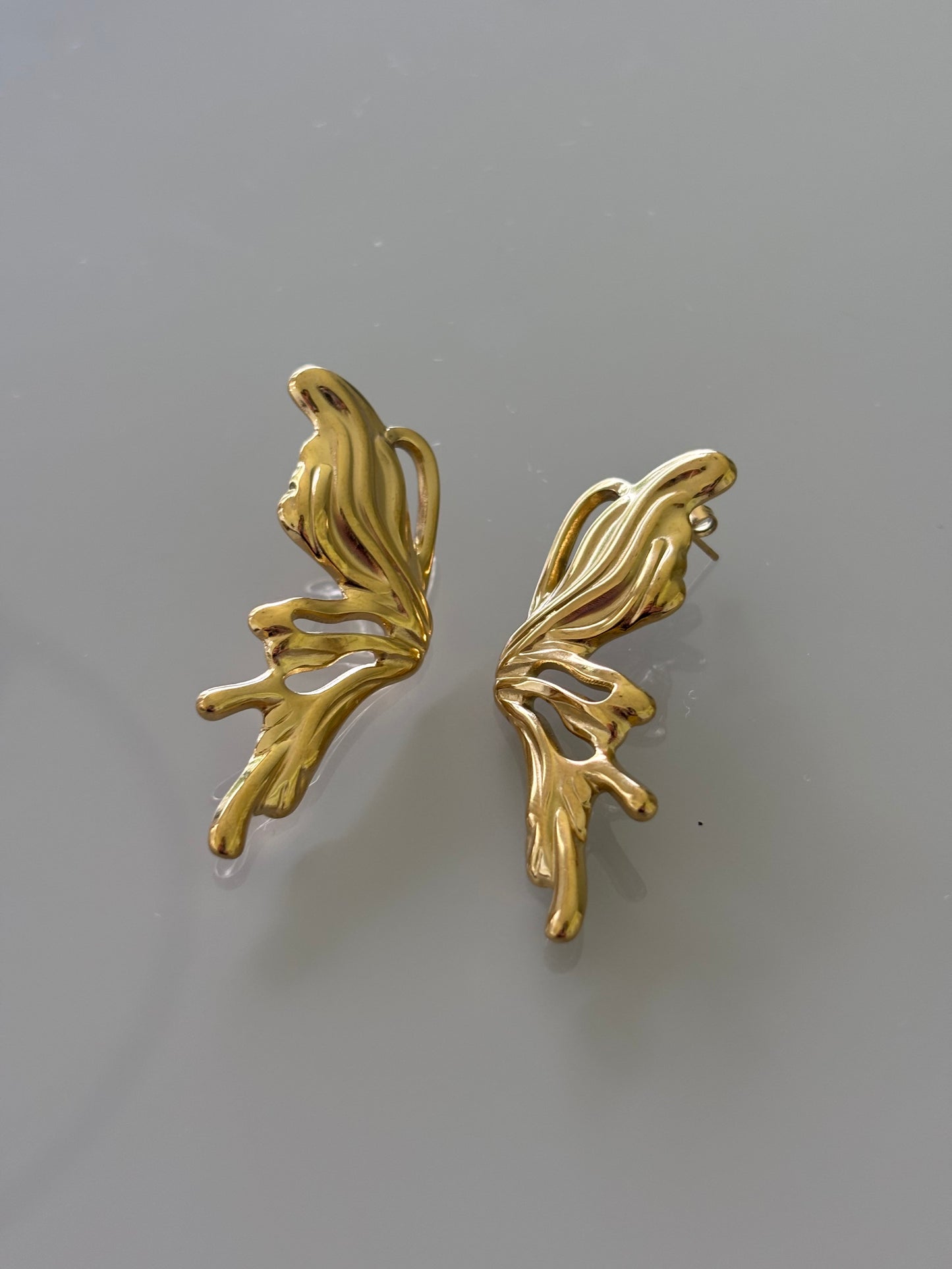 Pendientes Half Butterfly Gold
