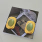 Pendientes Oliva Verde
