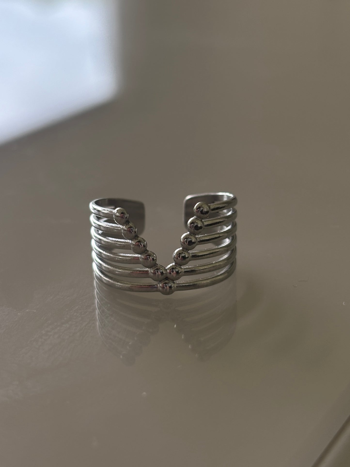 Anillo Silver Triangle