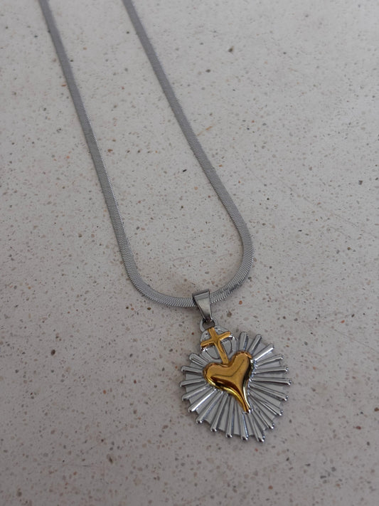 Cadena "Mixed heart"