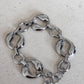 Brazalete Chunky Circle Silver