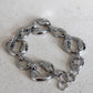 Brazalete Chunky Circle Silver