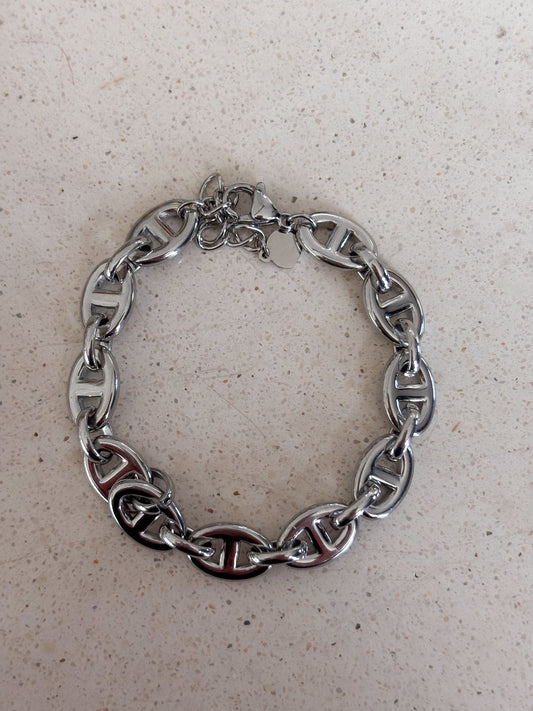 Brazalete Double D Silver