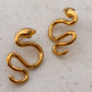 Aretes Gold Snake