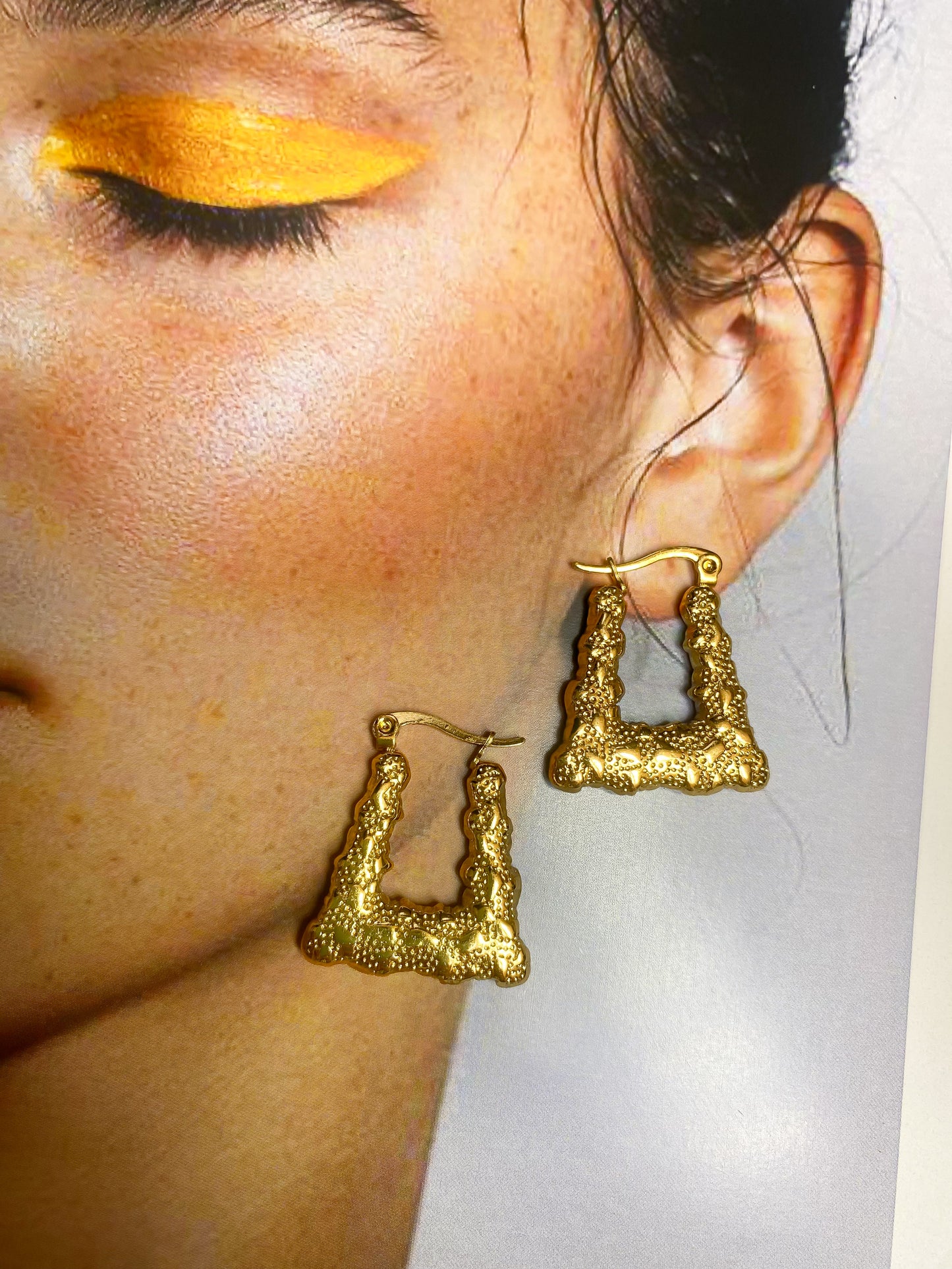 Aretes "Baddie Square"