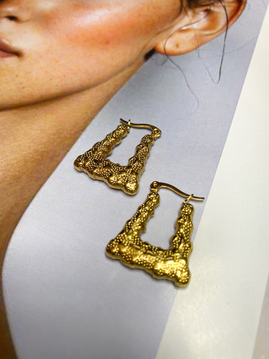 Aretes "Baddie Square"