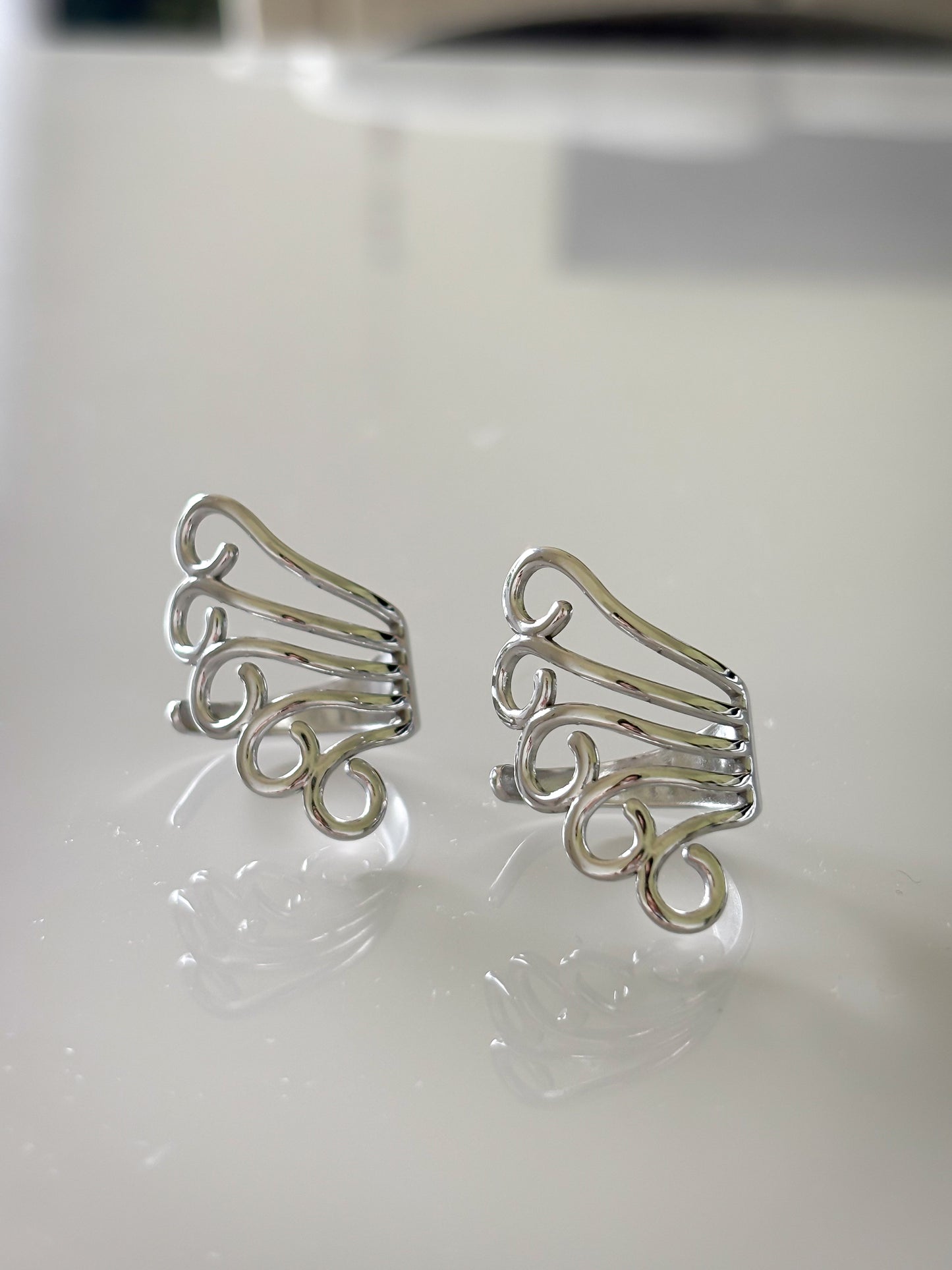 Anillo Silver Curly