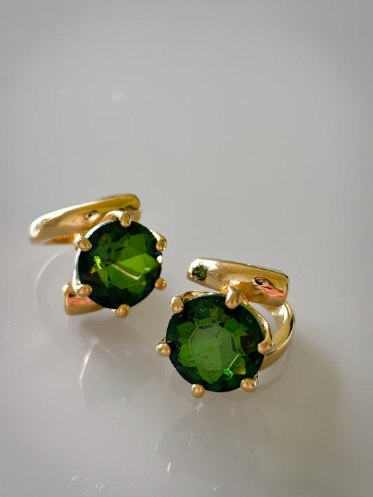 Anillo Big Green Gem