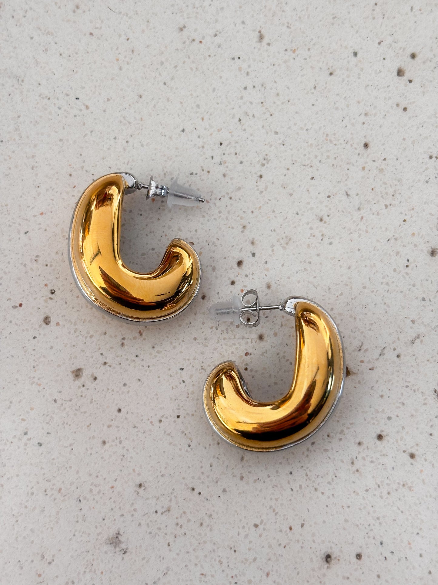 Pendientes Mixed Chunky "C"