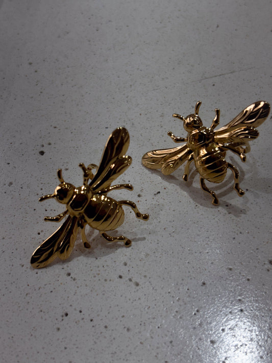 Anillo Ajustable Gold Bee