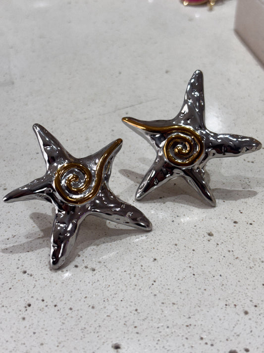 Anillo Starfish Silver