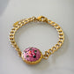 Brazalete Vintage Gold Flower
