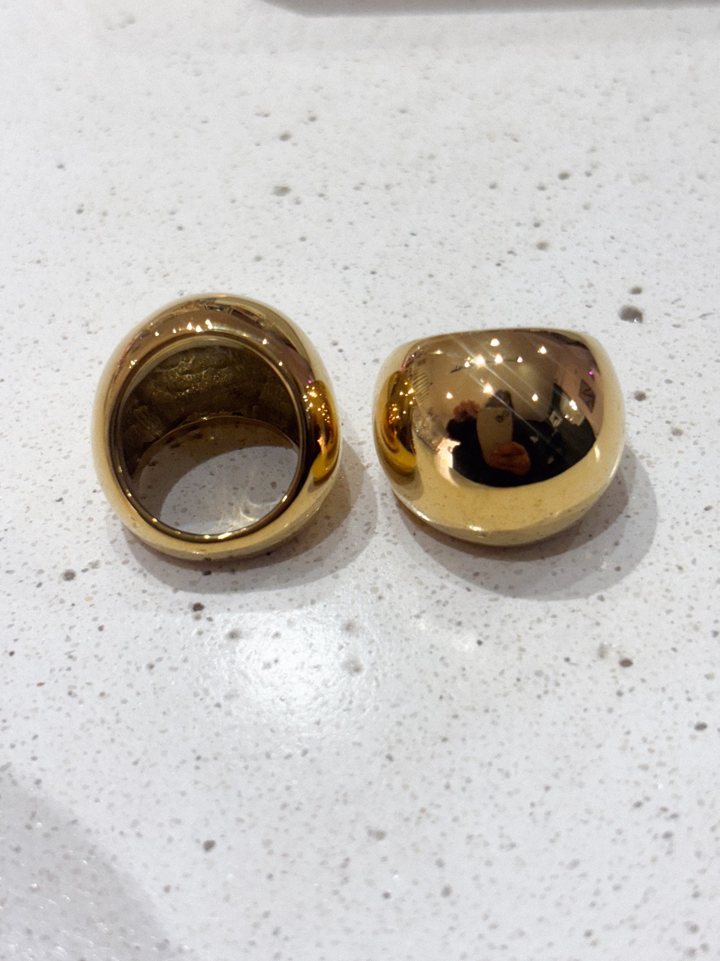 Anillo "Chunky Goldie"