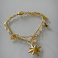 Brazalete Double Destellos Gold