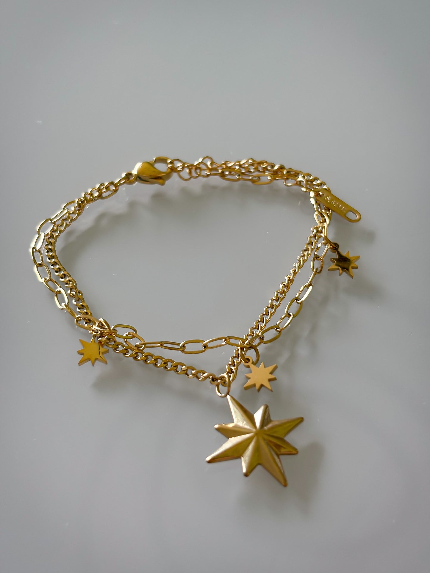 Brazalete Double Destellos Gold