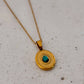 Collar Green Stone