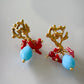 Pendientes Blue Coral