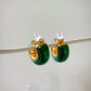 Hoops Mini Chunky Esmeralda