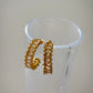 Hoops Gold Diamonds Squares