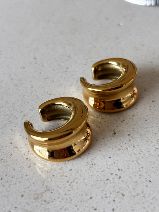 Earcuff chunky C medium