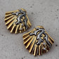 Aretes Gold Shell