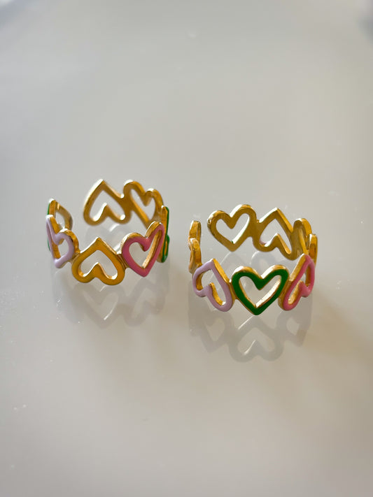 Anillo Color heart