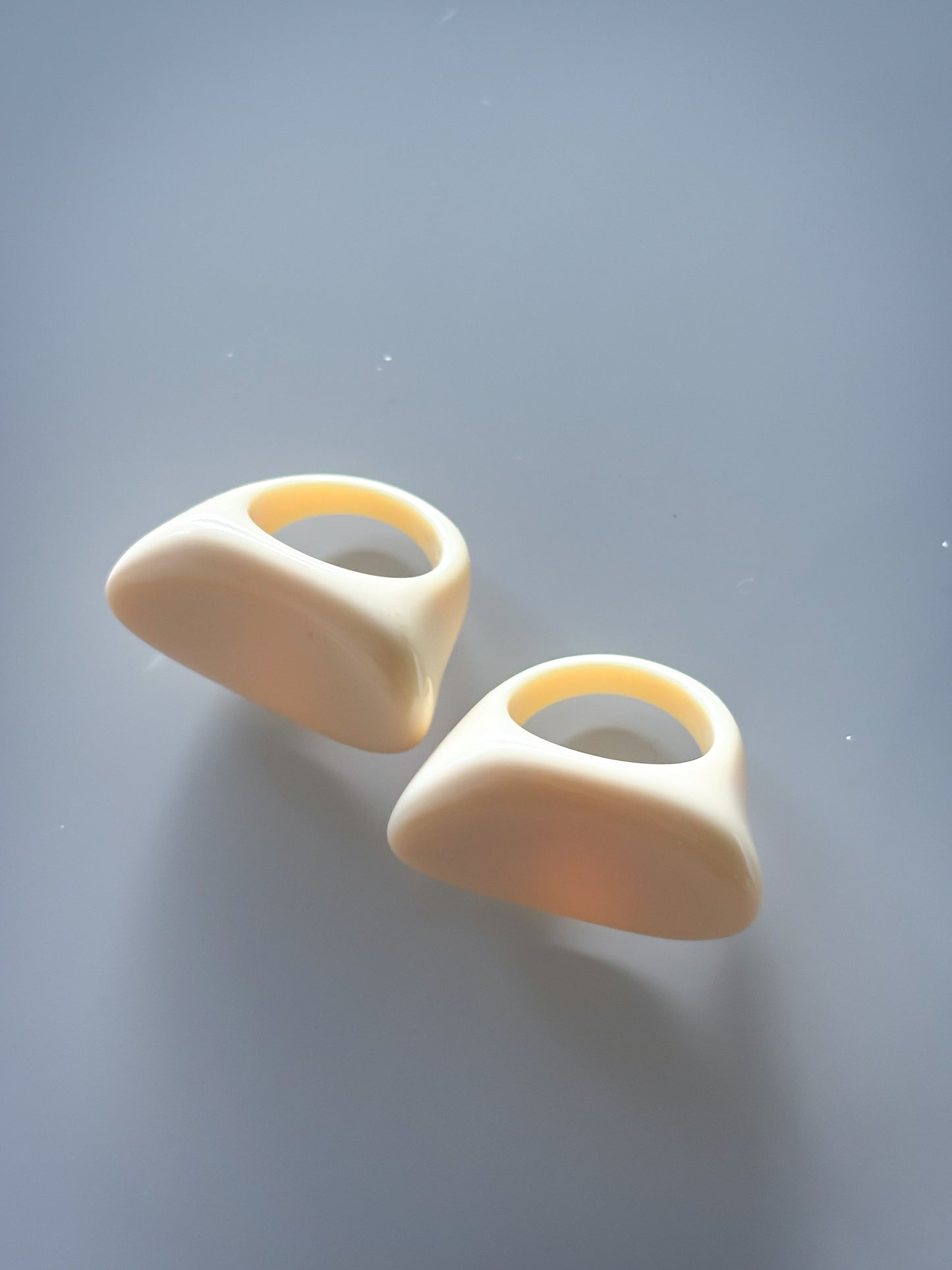 Anillo Resin Vainilla