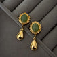 Pendientes Green Mirror