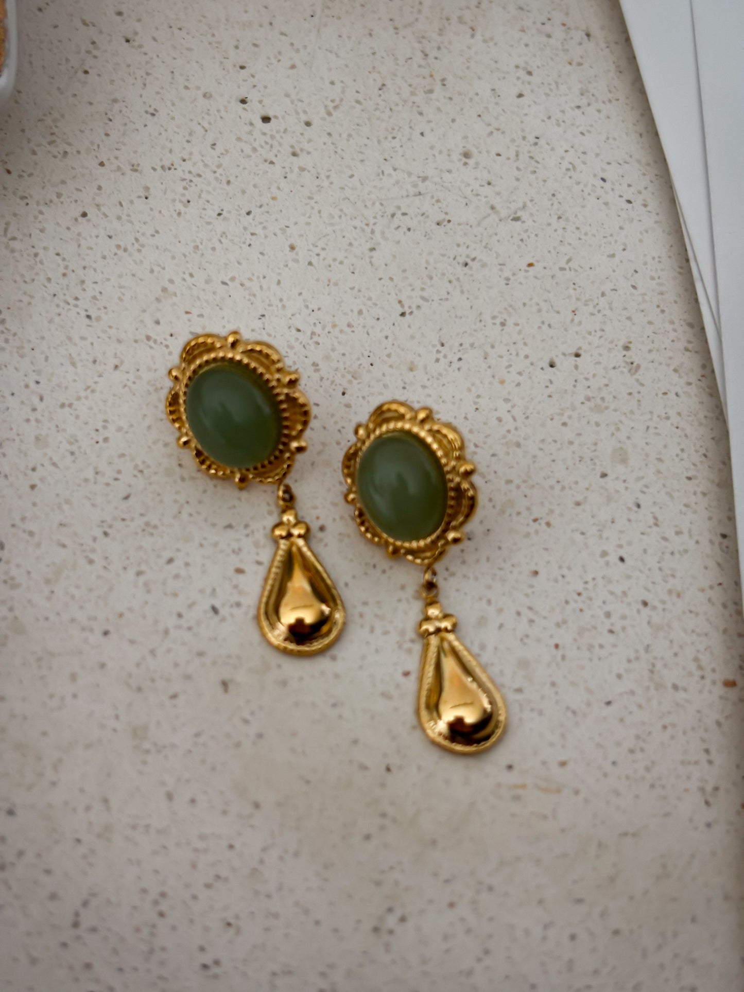 Pendientes Green Mirror