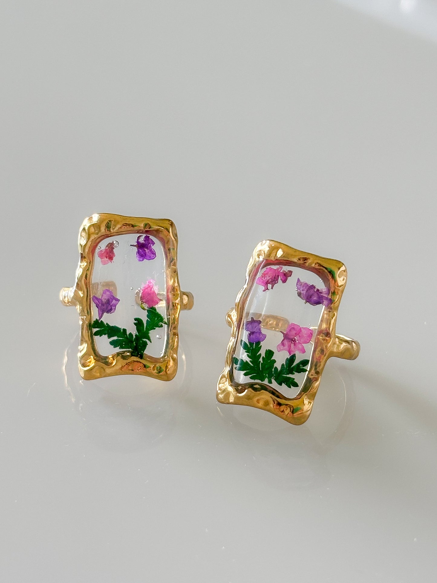 Anillo Florecina Lila