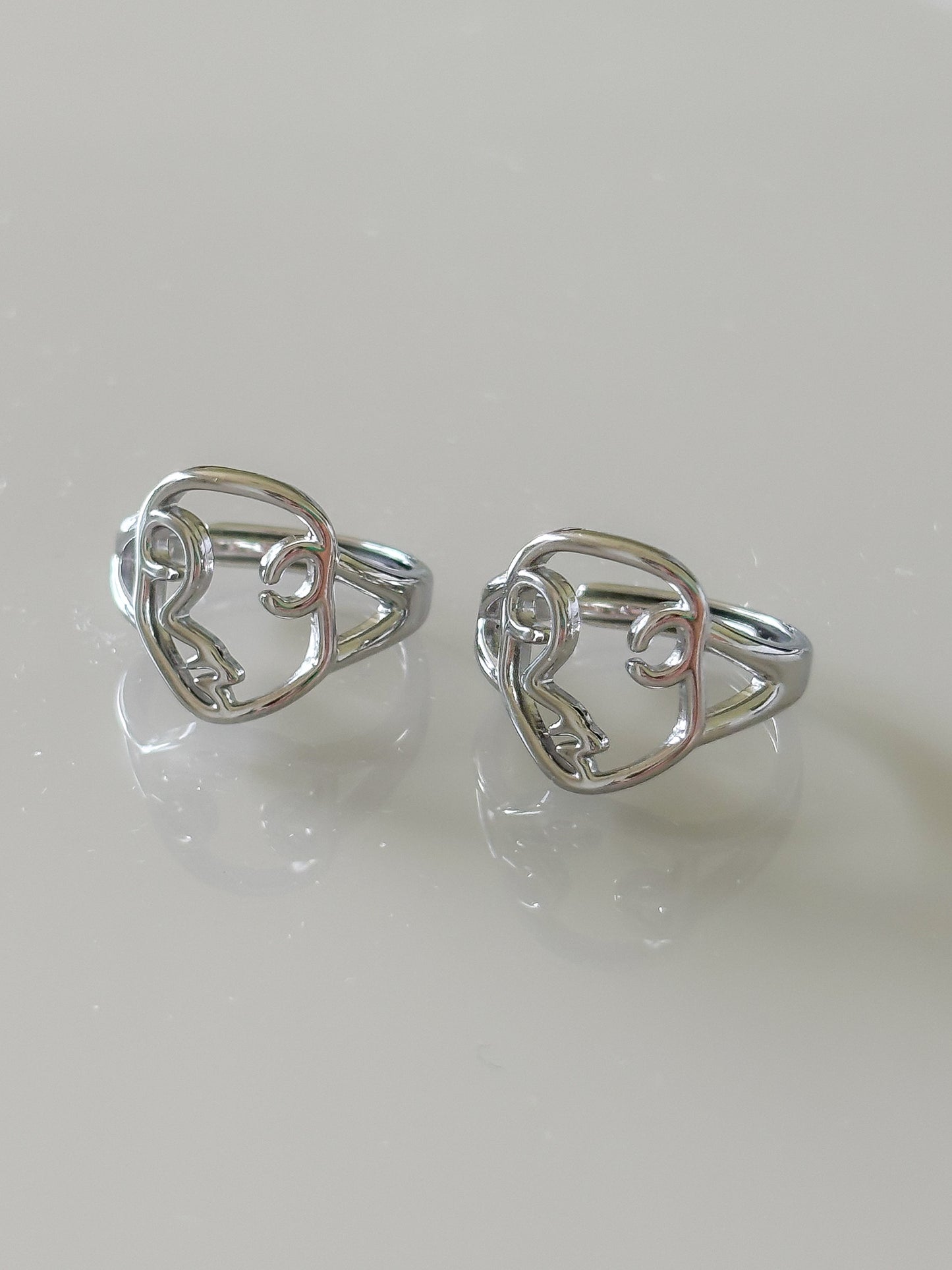 Anillo Silver Face