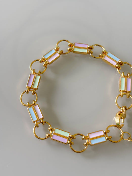 Brazalete Pastel Squares