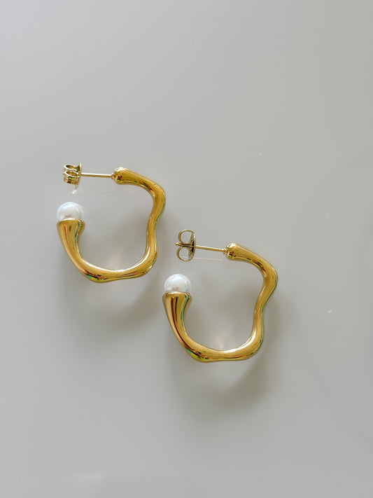 Hoops Goldie Pearl
