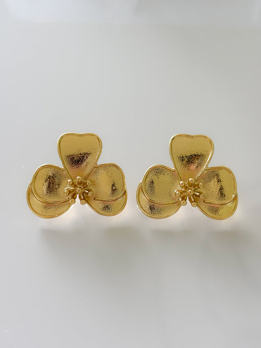 Pendientes Gold Flower