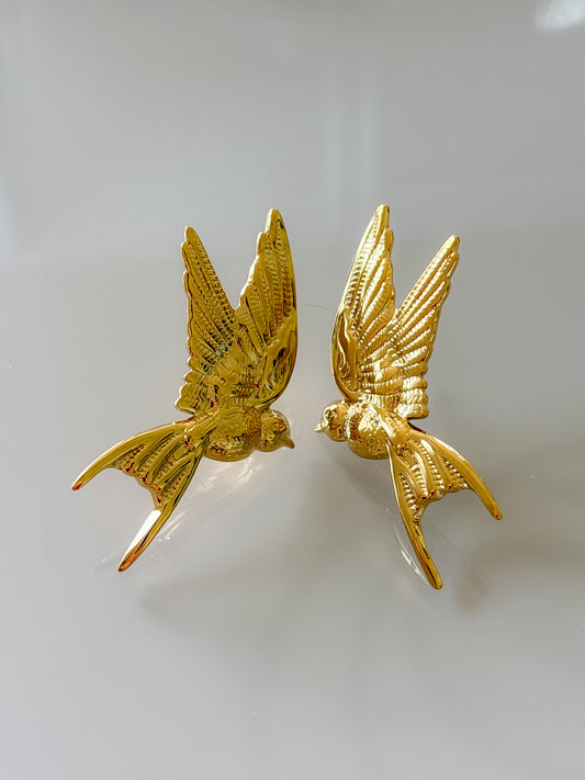 Aretes Gold Gaviota