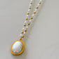 Collar Delicate White Pearls