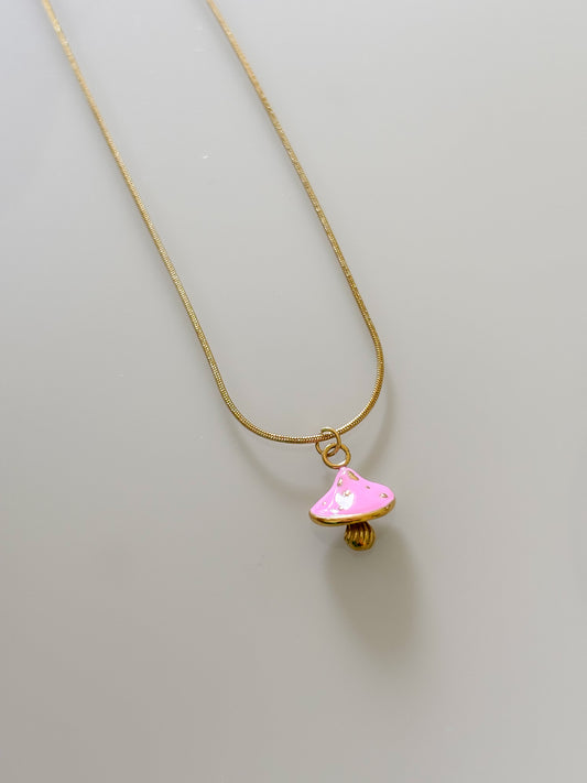 Collar Pink Mushroom