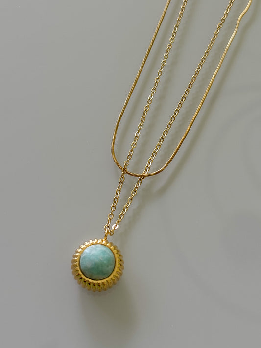 Collar Doble Blue Love