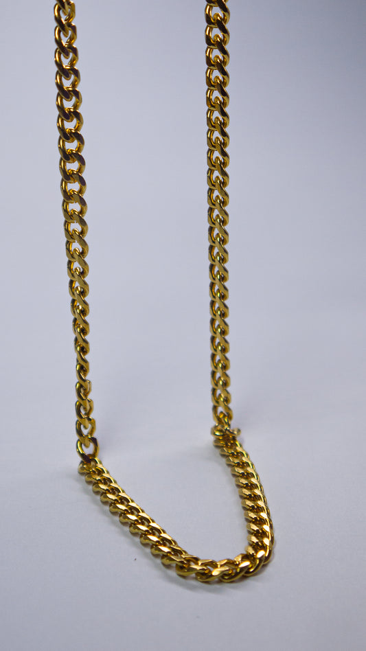 Cadena Urban “Gold Martillada 5mm”