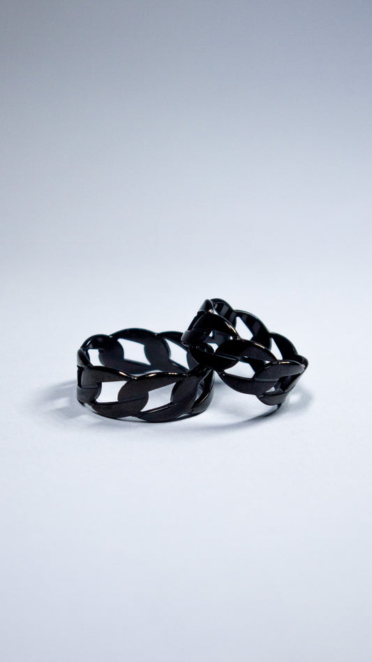 Anillos Urban "Chain Black"