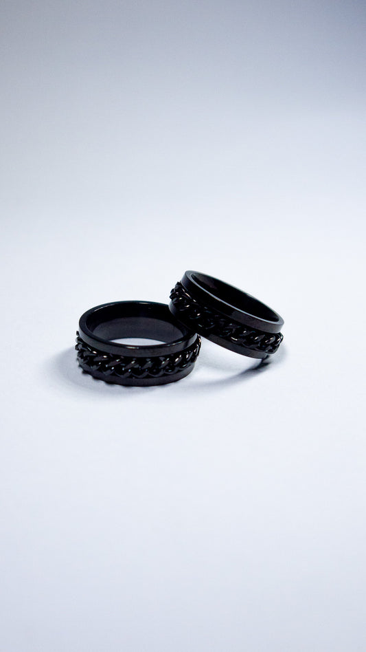 Anillos Urban "Spinner Black"