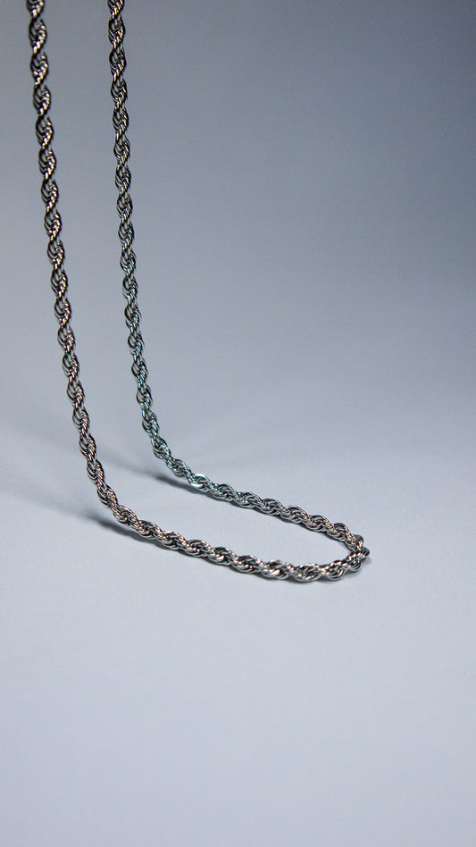 Cadena Urban “Cordón Twisted Silver”